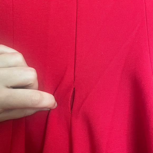 Off the shoulder red Armani dress - Picture 5 of 7